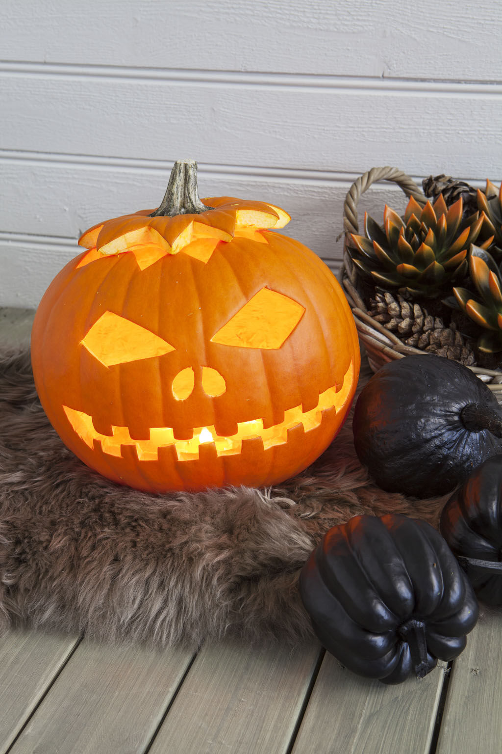 gresskarlykt til Halloween