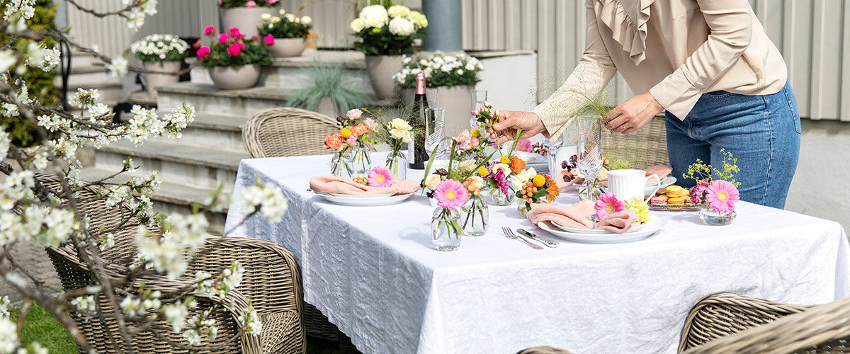 Pynt til sommerfest i hagen