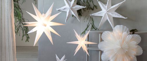 Adventsstjerne i papir - julestjerne