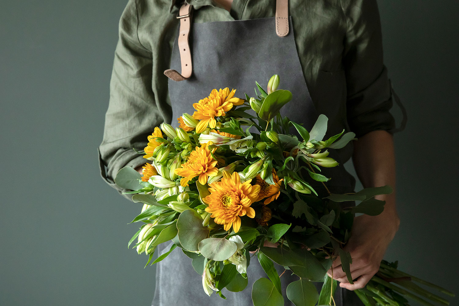 Blomster i hendene